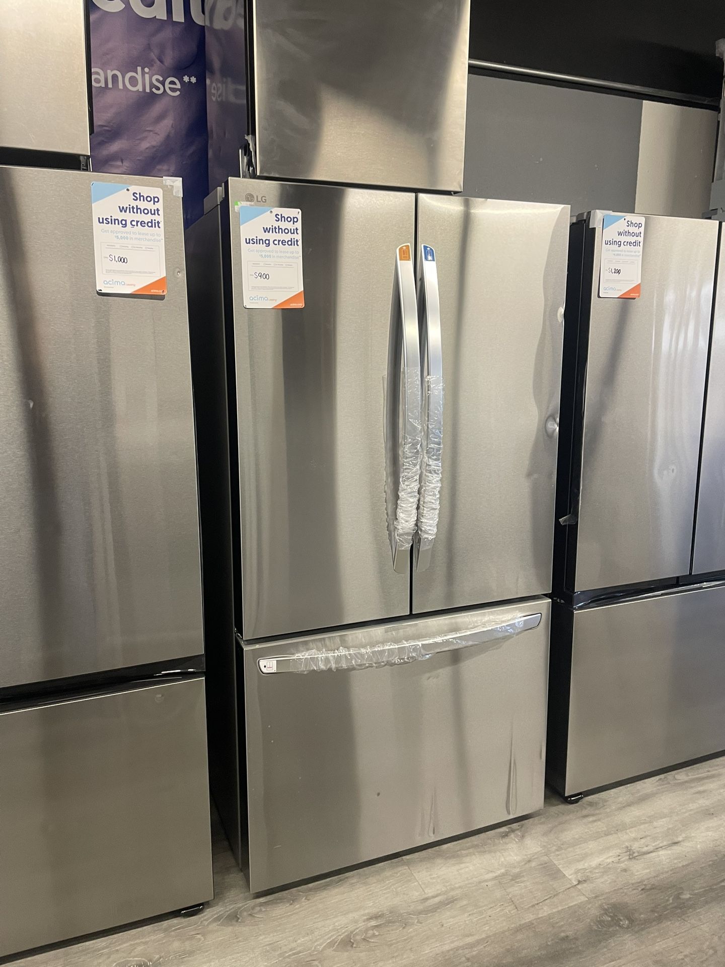 LG Stainless Steel Refrigerator Bottom Freezer Brand New Scratch And Dent Discount‼️
