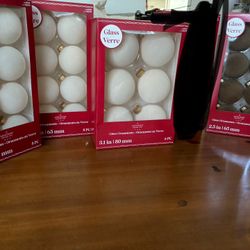 Michaels Velvet Glass Ornaments