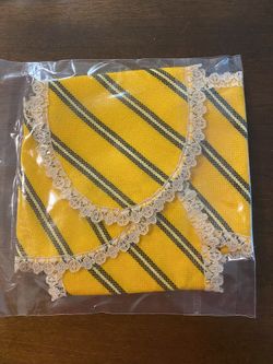 napkins, bread basket and bag holders all handmade
