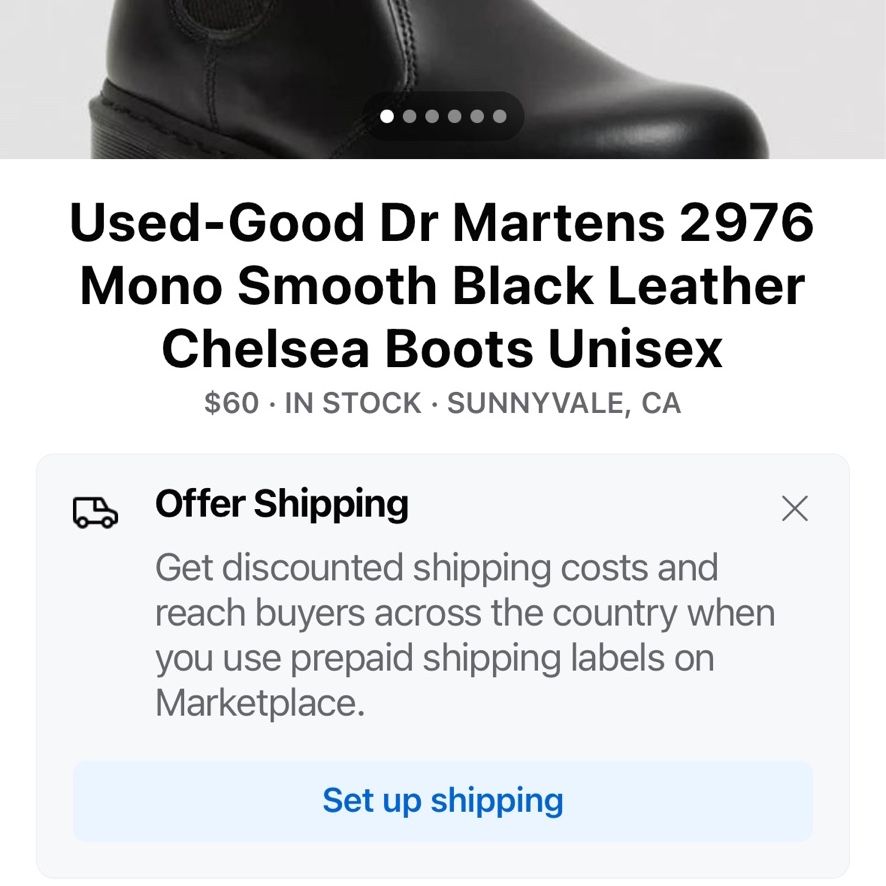 Dr Martens 2976 Black Leather Chelsea Boot Unisex