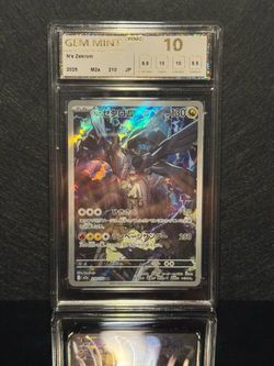 Pokemon N's Zekrom 210/193 M2a Mega Dream Ex Art Rare Holo 2025 NXR GEM MINT 10