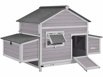 Air59-D Wooden Hen House AIR59, Chicken Coop for 2–4 Hens - Chicken Coop without Chicken Run
