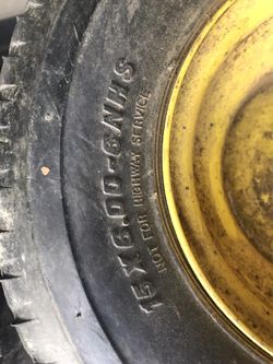 (2) 15x6.00-6 Lawn Mower Tires