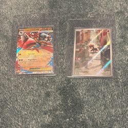 Lucario ex and litleo