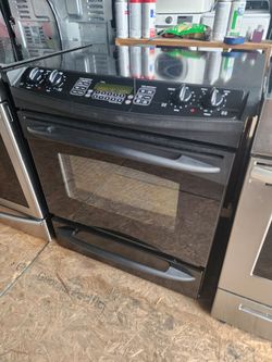 G/E profile slide-in glass top stove everything works good ✔️