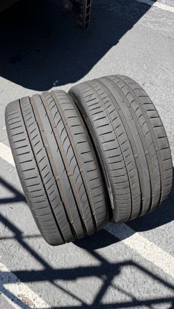 2USED TYRES CONTINENTAL.  255/35/19.   @$100