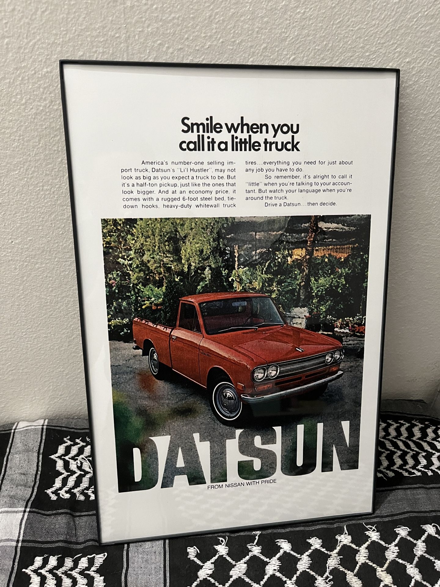 Vintage Datsun 521 Poster