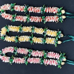 Custom Ribbon Lei For Birthday, Graduation , Retirement, Wedding, Anniversary And Etc