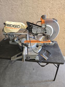 RIDGE R4222T MATER SAW 12,V,6AM 15A,100/MIN 12,IN Bran new work good