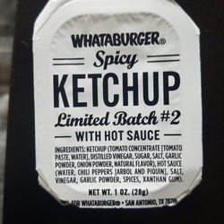 Limited Batch Spicy Ketchup