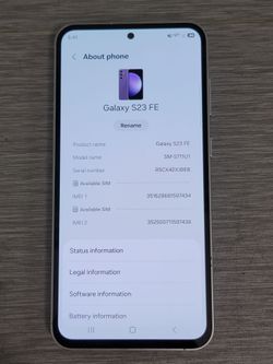 Samsung Galaxy S23 FE 128GB SM-S711U1 GSM Unlocked
