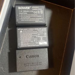 3 Various Canon Camera Batteries