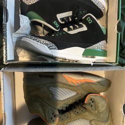 Jordan 3s And 5s 