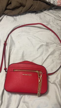 Red Michael Kors purse