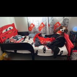 Lightning McQueen Twin Bed Frame 