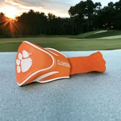 Clemson Tigers NCAA Fairway Golf Club Head Cover Embroidered Logo Orange Sport