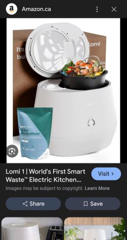 Brand New Lomi Electric Countertop Kitchen Composter, Charcoal Pods, Air Filter, and Compost Tablets