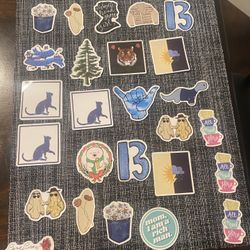 Lot Of 27 Stickers 