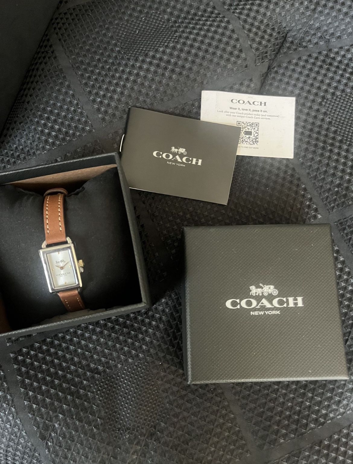 Coach Liz Watch, Mm Color Saddle Leather