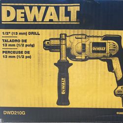 Dewalt 1/2in keyed corded drill (tool only)  Brand new