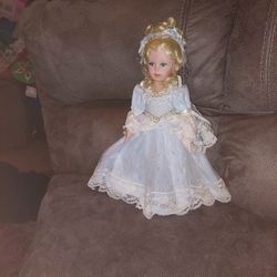 Antique Cinderella porcelain doll