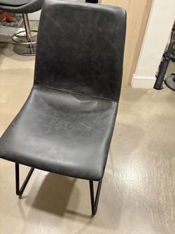 (2) Pleather dining chairs - great condition!