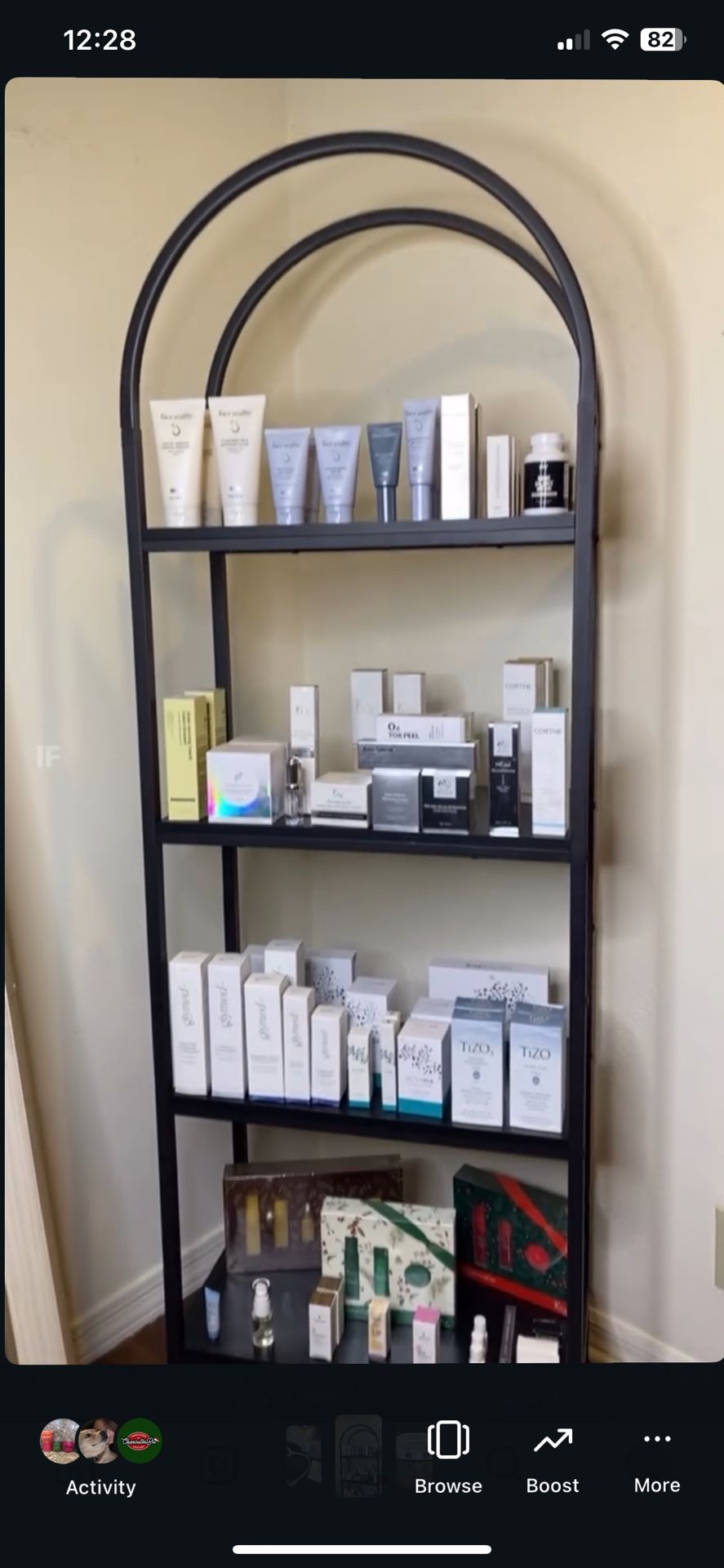 Arched Bookcase / Display Shelves