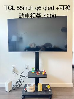 Tcl 55inch qled q6 tv +tv stand