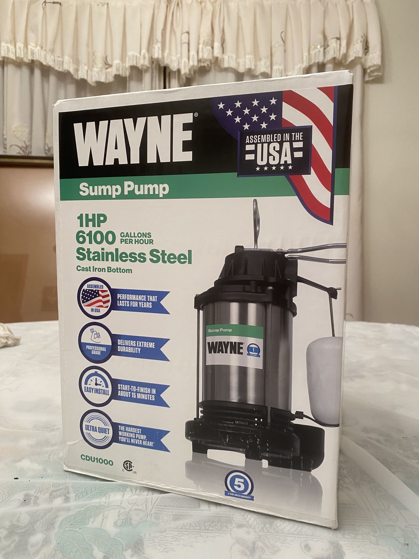 Brand New Wayne Sump Pump