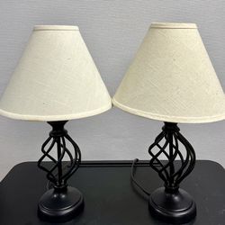 Table Lamp Pair. 2 Desk Lamps. $10 each. $15 for the pair