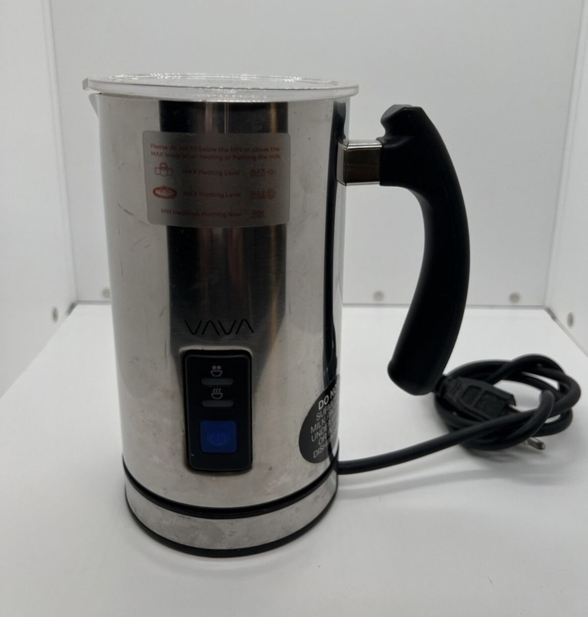 VAVA VA-EB008 Milk Frothier Electric Steamer Stainless Steel Foam Maker Latte
