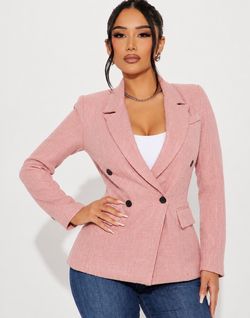 Pink ceecee blazer (small)