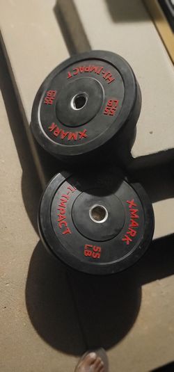 55lbs Bumper weight plates