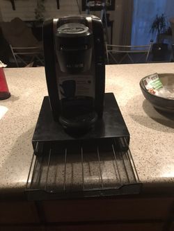 Keurig Coffee Maker Including Pod Storage Base
