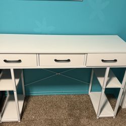 White  Computer Desk