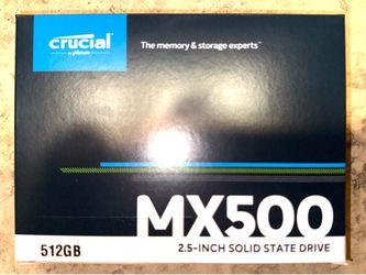 New Sealed Crucial MX500 512GB SSDs - $50 (Multiples $40/ea)