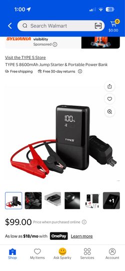 12v Jump starter/battery pack