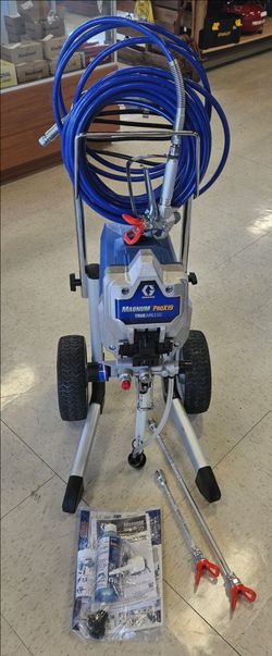 Graco Magnum Pro Cart Airless Paint Sprayer 17G180  w/ Hose, Gun, 10 & 20" Extensions, Hose & Manual B819218-2
