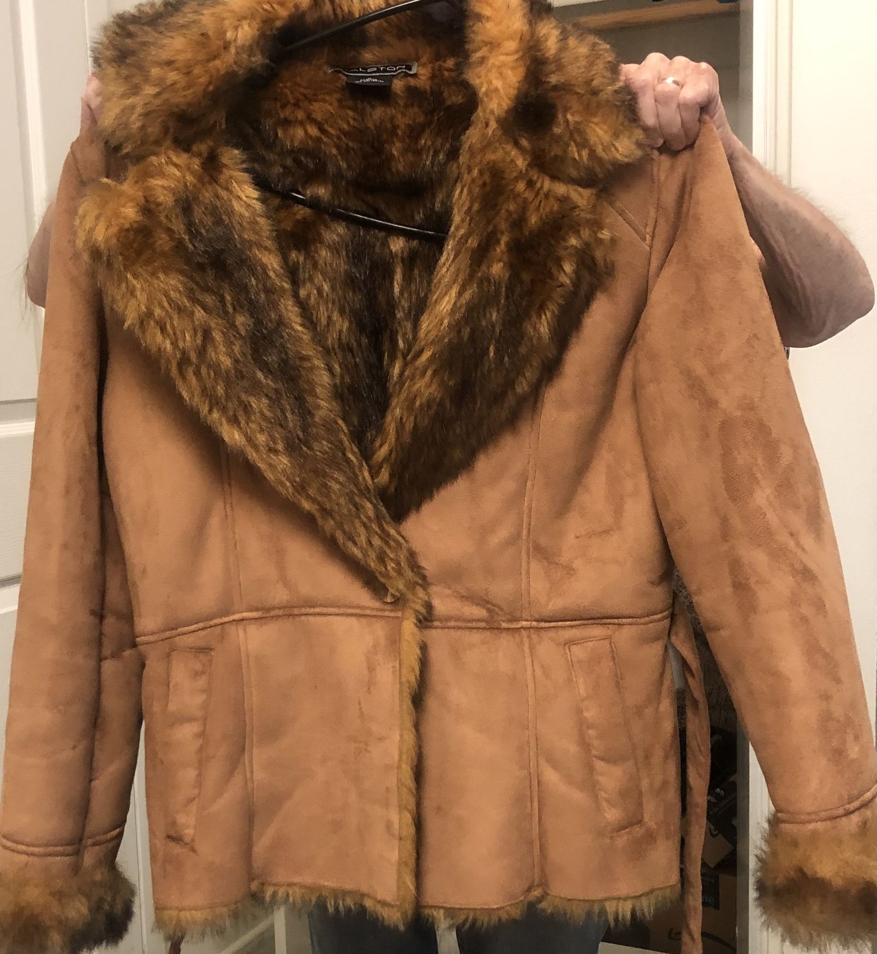 Suede Halston jacket (obo)