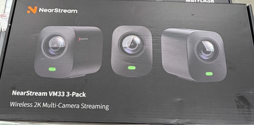 3 Pack VM33 Wireless Streaming Cameras