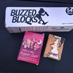 Set Of 3 Adult Drinking Games 