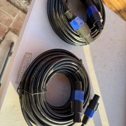 Speakers Cables $50 New