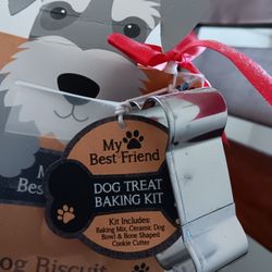 Dog Biscut Baking Mix And Bowl