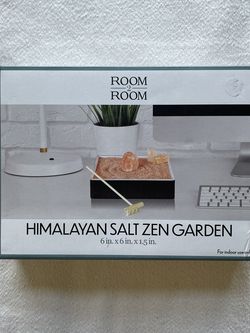 Small Himalayan salt zen Garden