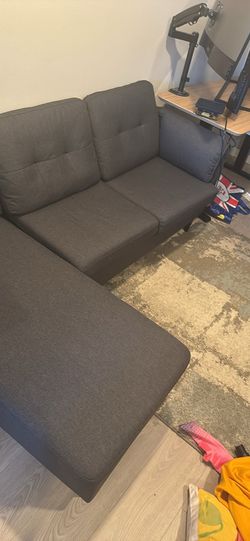 Dark grey mint condition couch