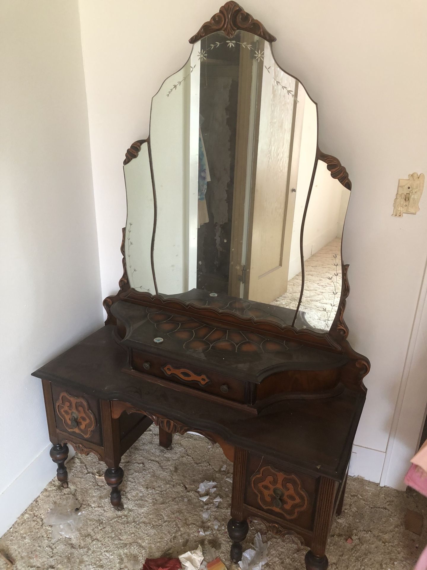 Antique Dresser 1930s 