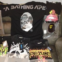 Bape T Shirt & Hellstar t Shirt Xl
