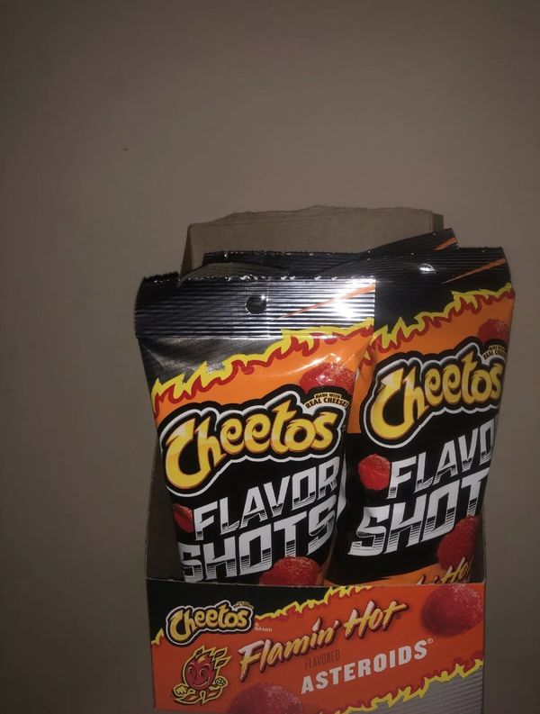 asteroids hot cheetos old