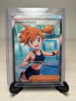 Pokémon Misty's Vitality Trainer Card 111/084
