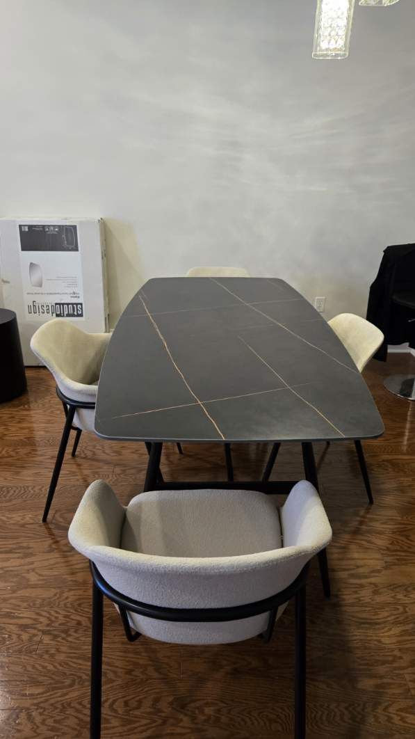 Dining room table and chairs